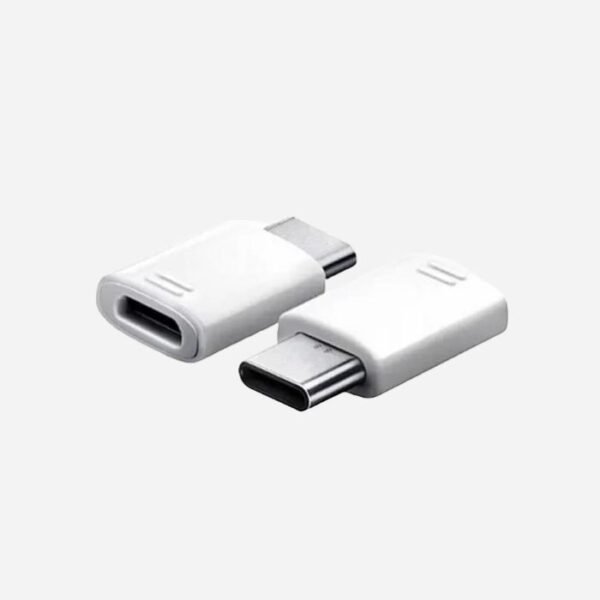USB Micro To Type C Connector Adapter for android white product image