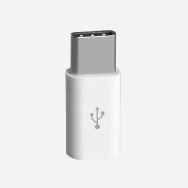 USB Micro To Type C Connector Adapter for android white product image